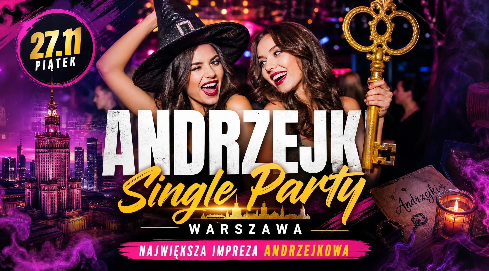 Andrzejki Single Party w Warszawa