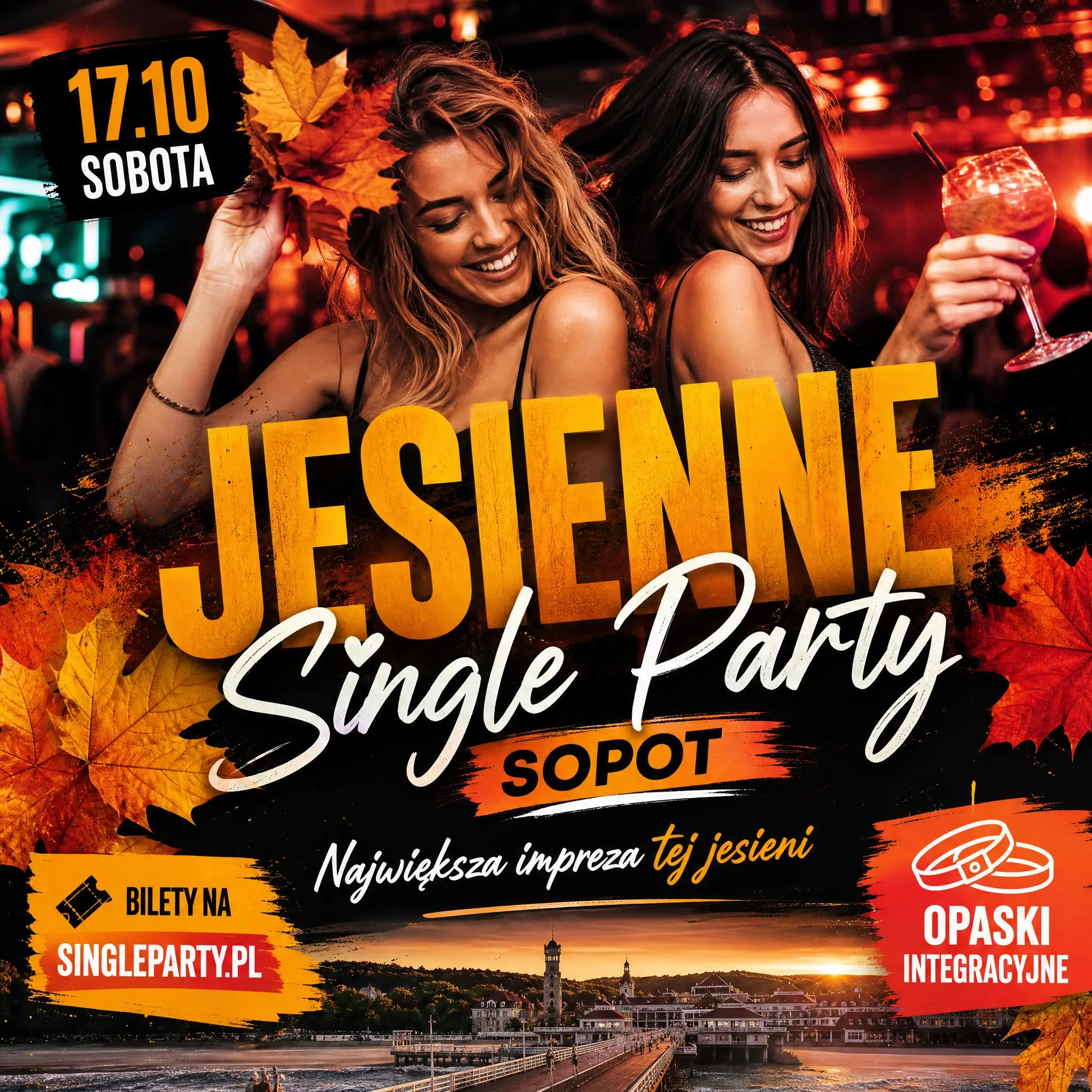 Grafika Jesienne Single Party w Sopot