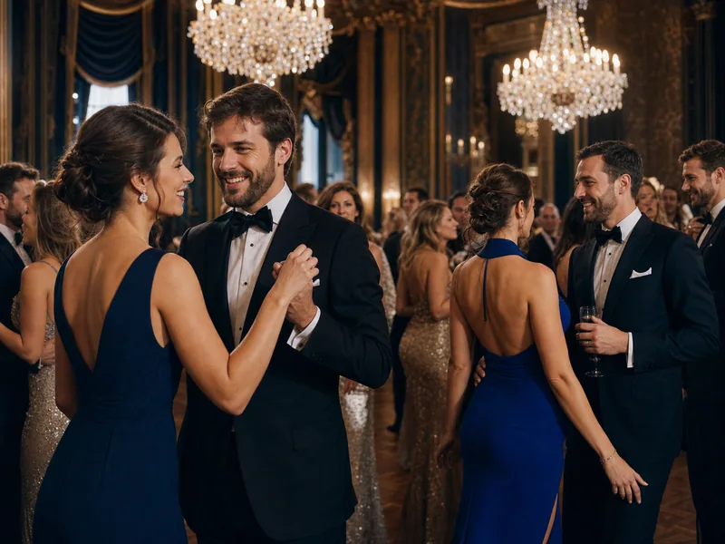 Elegancko ubrani uczestnicy balu Single Party